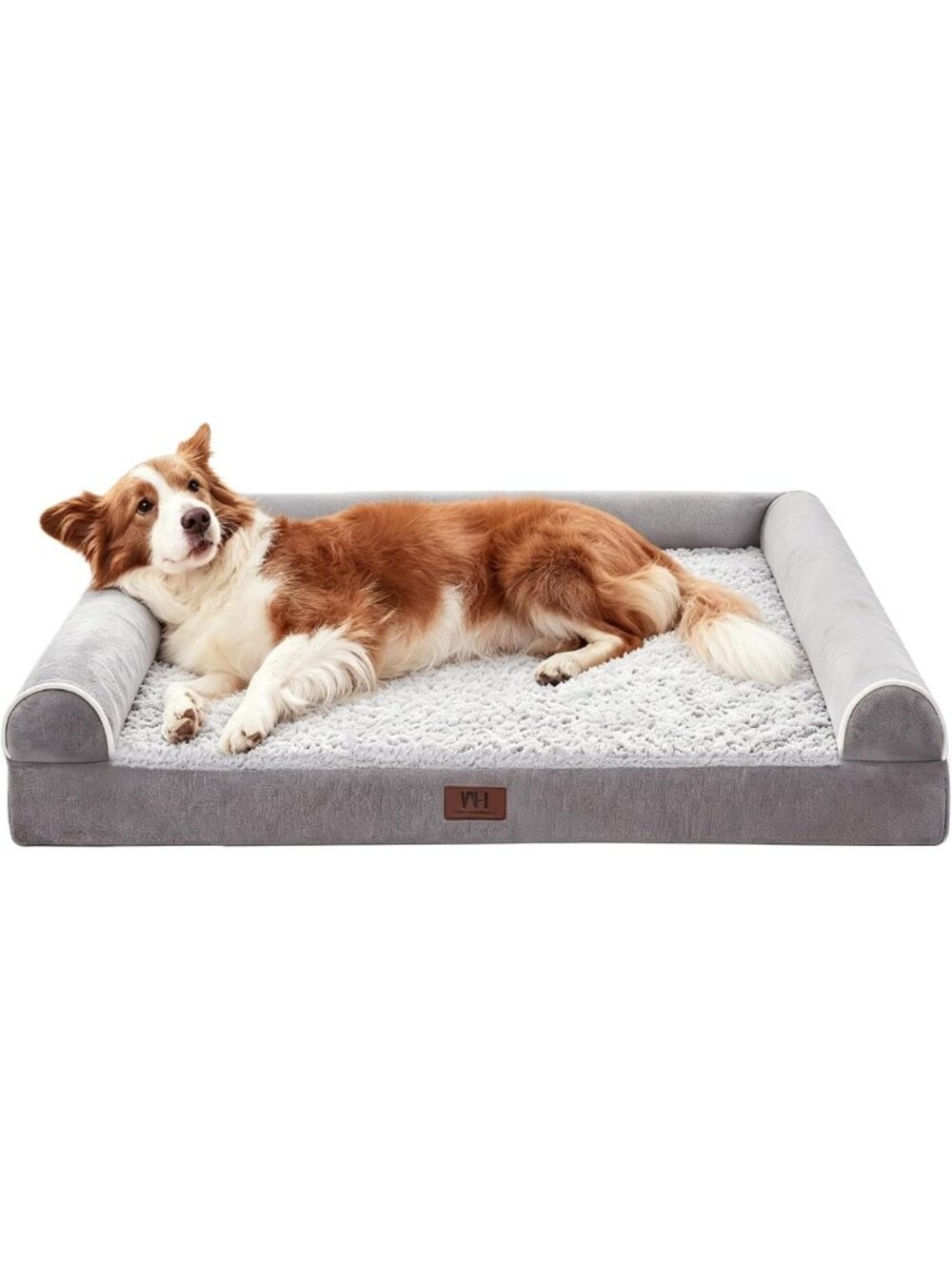 Orthopedic Large Dog Bed for Senior Dogs, Waterproof XL Pet Sofa, Washable Cover